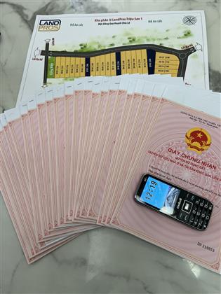 Khu phân lô LandPros Triệu Sơn Thanh hoá sổ đỏ riêng từng lô giá từ 350tr/lô